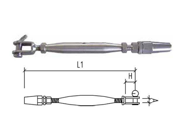 Bottlescrew Swageless